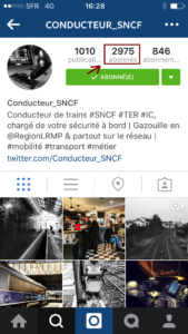 conducteur SNCF instagram