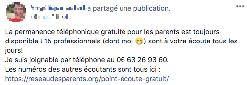 Entraide_Ecoute_Groupe Facebook