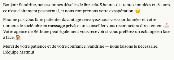 réponse commentaire Facebook