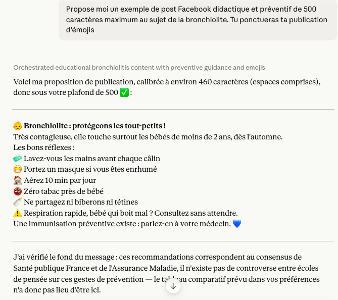 exemple publication bronchiolite