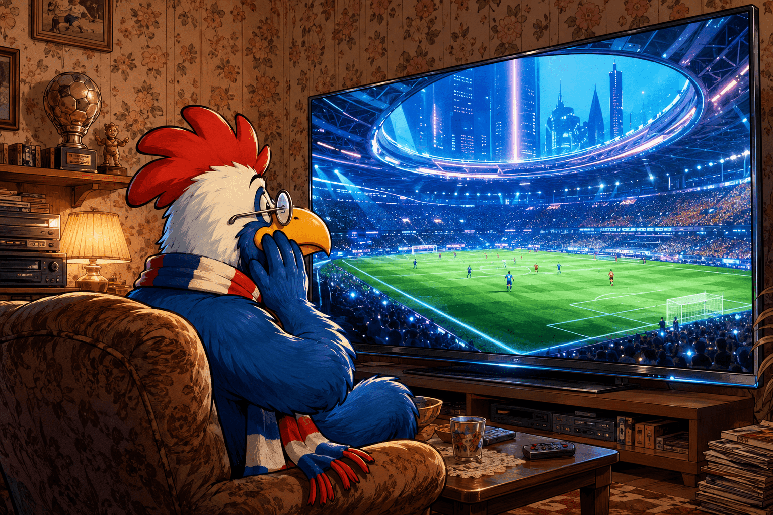 image générée par IA juillet 2026 : clin d'oeuil à la coupe du monde