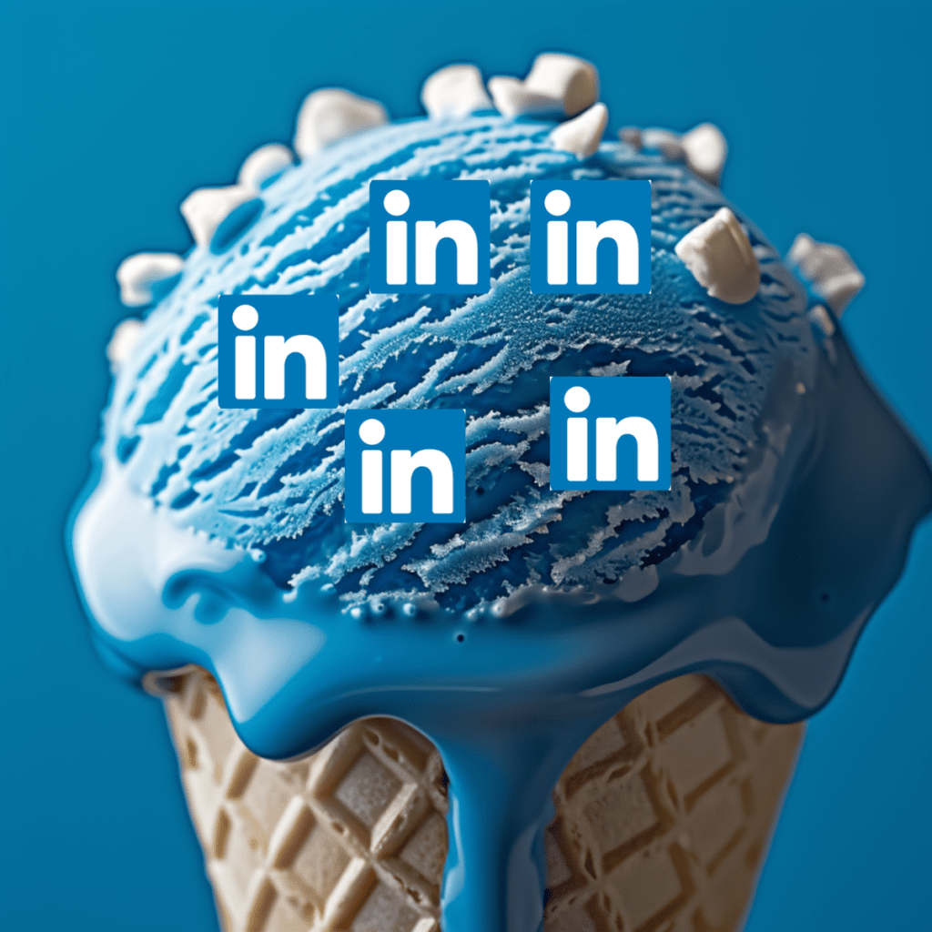 glace à Linkedin